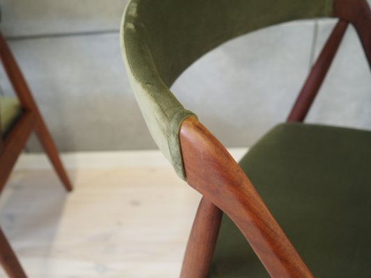 Vintage Danish Rosewood Chairs by Kai Kristiansen, 1970s, Set of 4-VND-2019811