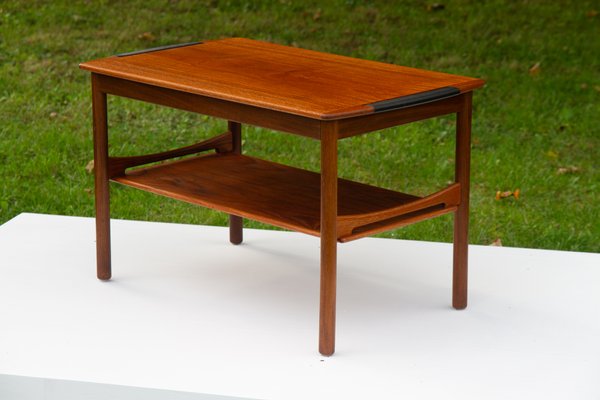 Vintage Danish Side Table in Teak, 1960s-WIX-1446986