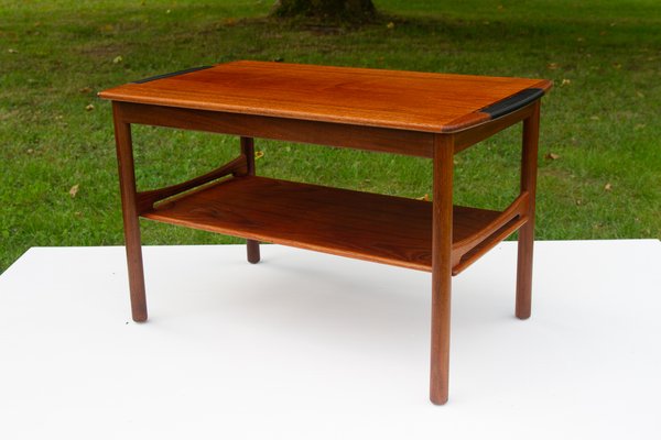 Vintage Danish Side Table in Teak, 1960s-WIX-1446986