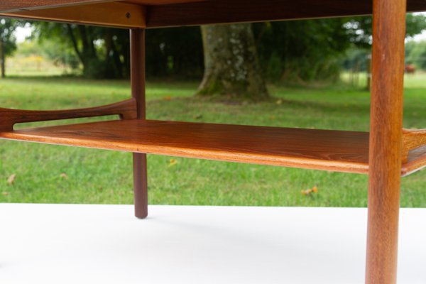 Vintage Danish Side Table in Teak, 1960s-WIX-1446986