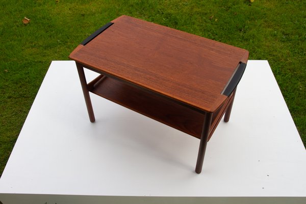 Vintage Danish Side Table in Teak, 1960s-WIX-1446986