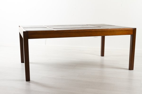 Vintage Danish Slate Coffee Table by Svend Langkilde, 1970s-WIX-1320340