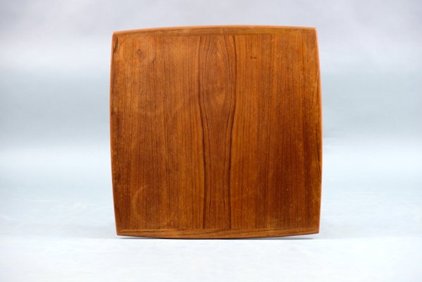 Vintage Danish Square Teak Coffee Table, 1960s-CIP-782956