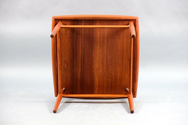 Vintage Danish Square Teak Coffee Table, 1960s-CIP-782956