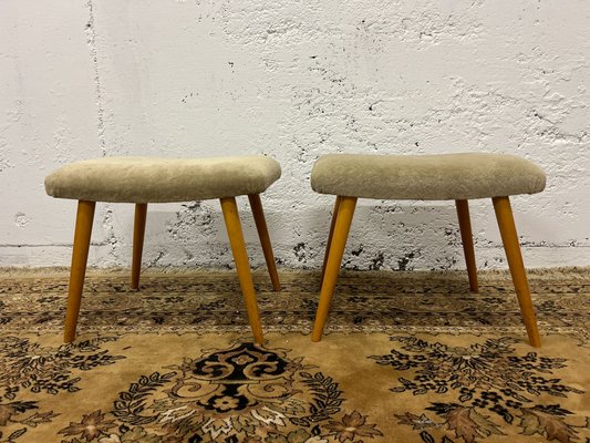 Vintage Danish Stools in Teak, 1960s, Set of 2-SZM-1754428