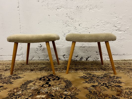 Vintage Danish Stools in Teak, 1960s, Set of 2-SZM-1754428