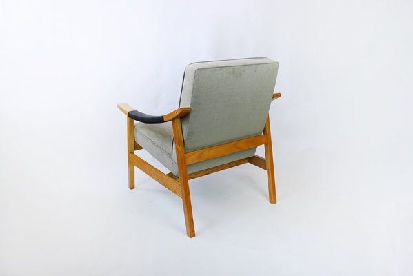 Vintage Danish Style Grey Lounge Chairs 1960s, Set of 2-HDN-1750296