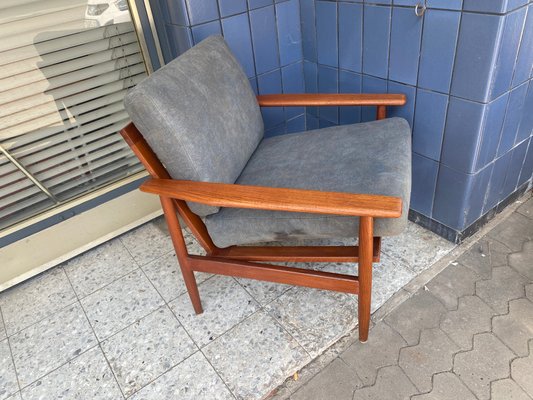 Vintage Danish Teak Armchair, 1960s-PYR-1357918