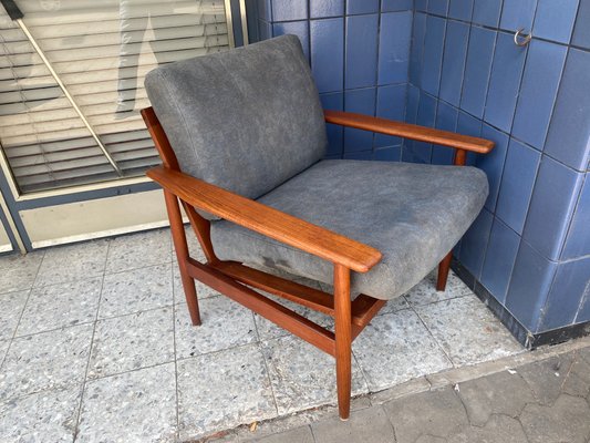 Vintage Danish Teak Armchair, 1960s-PYR-1357918