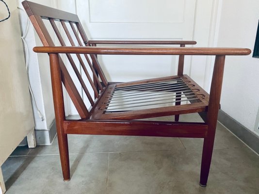 Vintage Danish Teak Armchair, 1960s-PYR-1357918