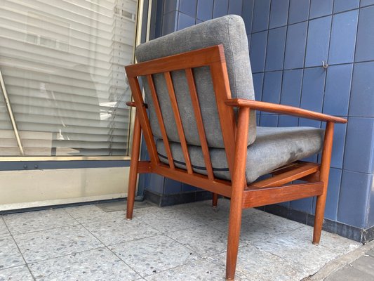 Vintage Danish Teak Armchair, 1960s-PYR-1357918