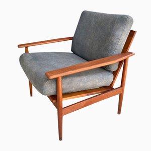 Vintage Danish Teak Armchair, 1960s-PYR-1357918