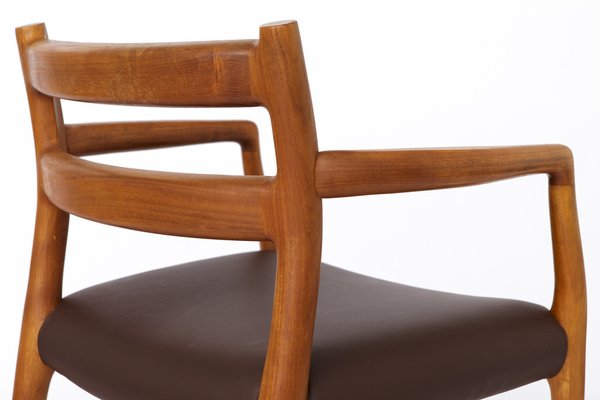 Vintage Danish Teak Armchair #67 by Niels Møller, 1970s-DOM-1773447