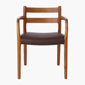 Vintage Danish Teak Armchair #67 by Niels Møller, 1970s-DOM-1773447