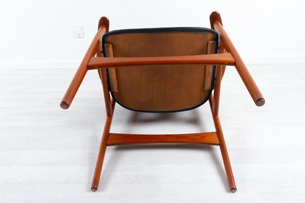 Vintage Danish Teak Armchair by Arne Hovmand-Olsen, 1960s-WIX-1109333