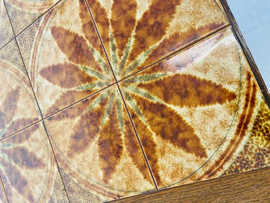 Vintage Danish Teak & Ceramic Coffee Table, 1965-UAY-2031615