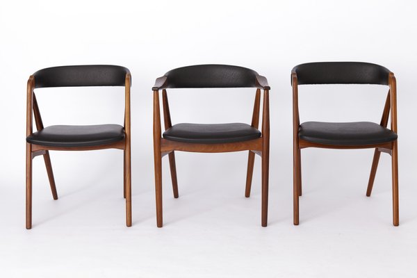 Vintage Danish Teak Chairs from Farstrup, 1960s, Set of 4-DOM-2042968