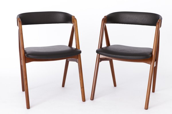 Vintage Danish Teak Chairs from Farstrup, 1960s, Set of 4-DOM-2042968