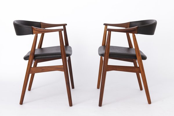 Vintage Danish Teak Chairs from Farstrup, 1960s, Set of 4-DOM-2042968