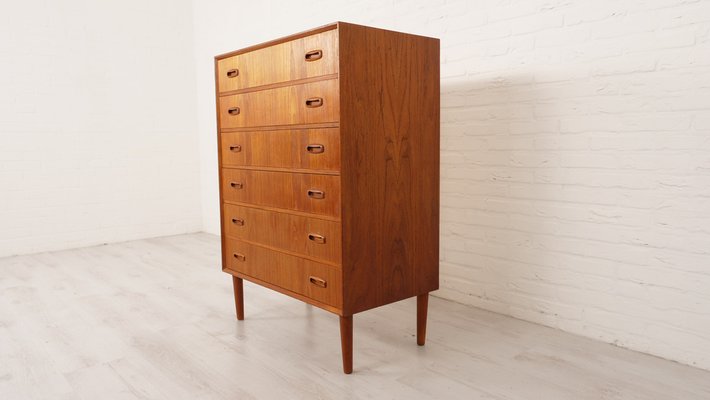 Vintage Danish Teak Chest of 6 Drawers-HPM-1797018