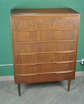 Vintage Danish Teak Chest of Drawers, 1960s-ROJ-2036140