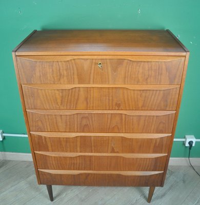 Vintage Danish Teak Chest of Drawers, 1960s-ROJ-2036140