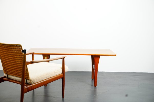 Vintage Danish Teak Coffee Table, 1960s-CIP-968155