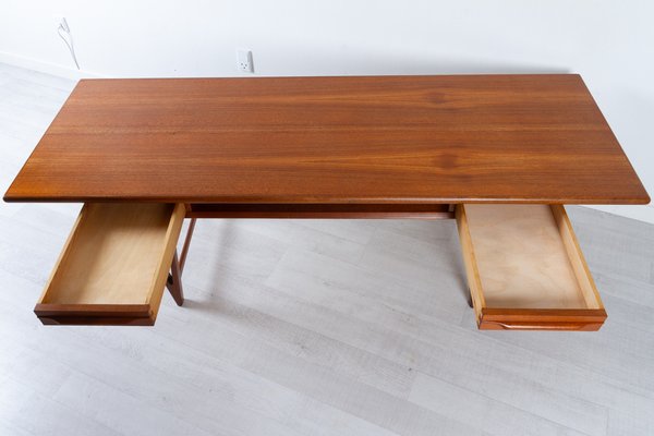 Vintage Danish Teak Coffee Table by E.W. Bach, 1960s-WIX-1109332