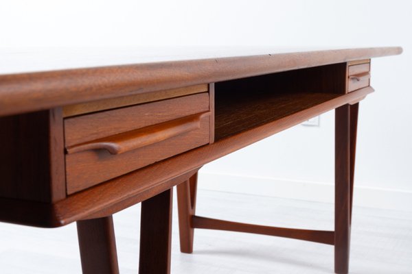 Vintage Danish Teak Coffee Table by E.W. Bach, 1960s-WIX-1109332