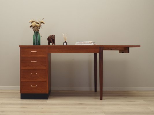 Vintage Danish Teak Desk, 1970s-VND-1790367