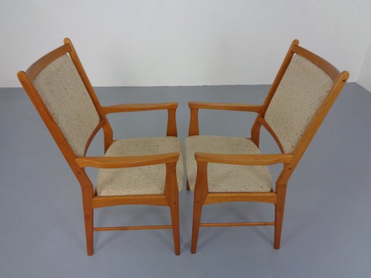 Vintage Danish Teak Dining Armchairs, 1960s, Set of 2-RDW-1303991