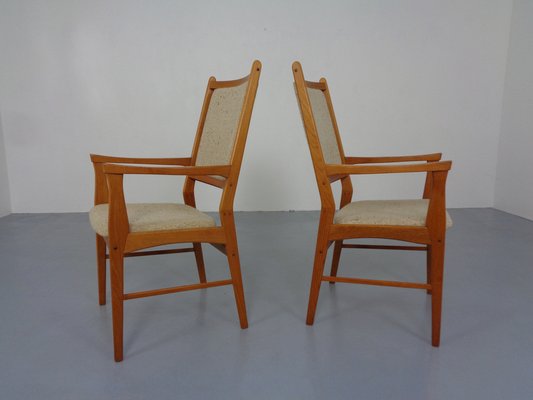 Vintage Danish Teak Dining Armchairs, 1960s, Set of 2-RDW-1303991