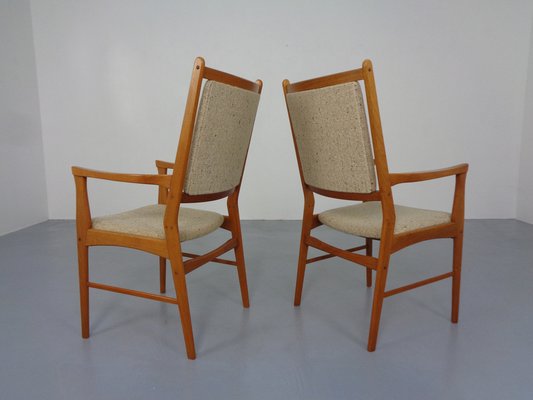 Vintage Danish Teak Dining Armchairs, 1960s, Set of 2-RDW-1303991