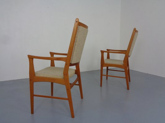 Vintage Danish Teak Dining Armchairs, 1960s, Set of 2-RDW-1303991