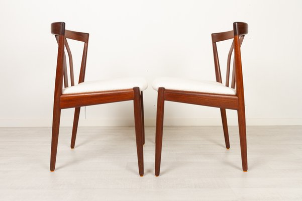 Vintage Danish Teak Dining Chairs 1960s, Set of 2-WIX-1047312