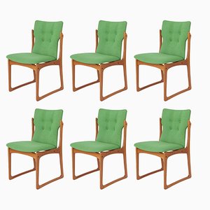 Vintage Danish Teak Dining Chairs from Vamdrup, 1960s, Set of 6-DOM-1453020