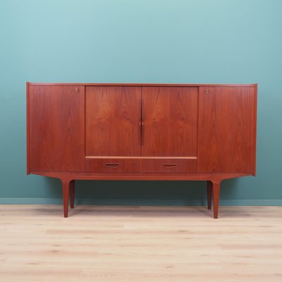 Vintage Danish Teak Highboard, 1960s-VND-2019843