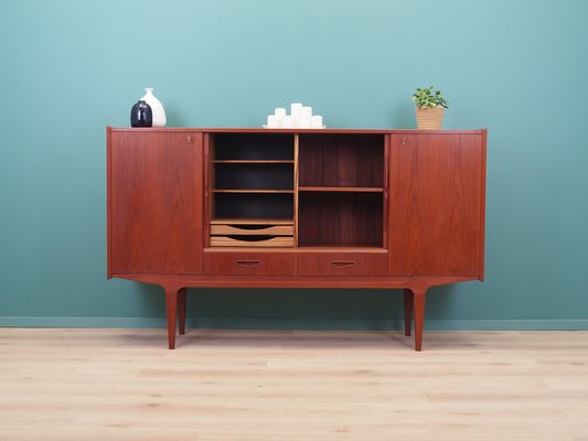 Vintage Danish Teak Highboard, 1960s-VND-2019843