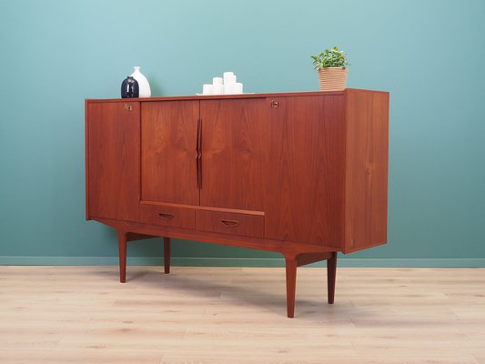 Vintage Danish Teak Highboard, 1960s-VND-2019843