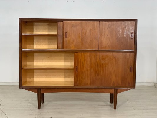 Vintage Danish Teak Highboard Cabinet-LIL-2019613