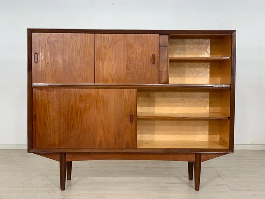 Vintage Danish Teak Highboard Cabinet-LIL-2019613