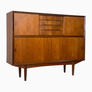 Vintage Danish Teak Highboard Cabinet-LIL-2019613