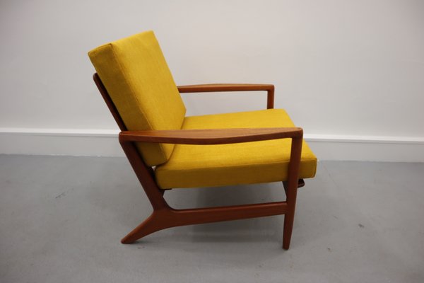 Vintage Danish Teak Lounge Chair, 1970s-JWH-1138908