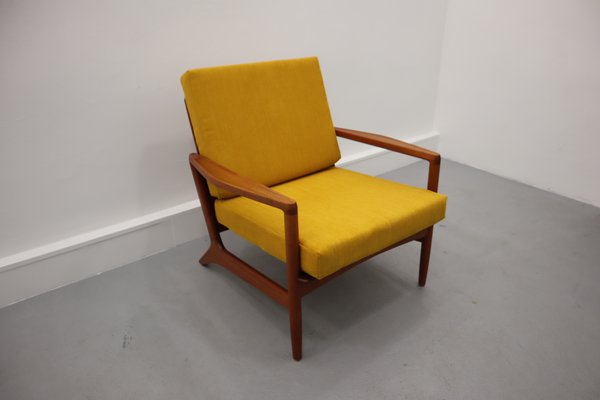 Vintage Danish Teak Lounge Chair, 1970s-JWH-1138908