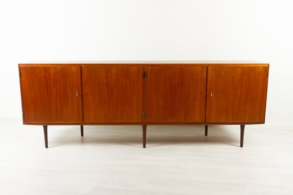 Vintage Danish Teak Low Sideboard from Hundevad & Co, 1960s-WIX-1066590