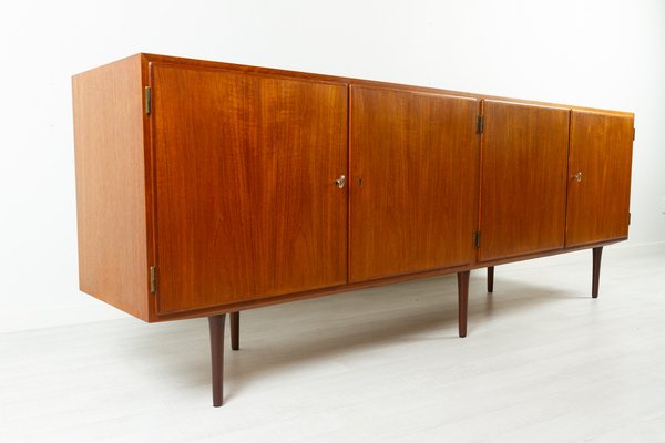 Vintage Danish Teak Low Sideboard from Hundevad & Co, 1960s-WIX-1066590