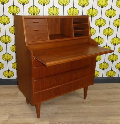 Vintage Danish Teak Secretary by Chr. Møller, 1960s-AFE-1789000