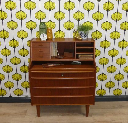 Vintage Danish Teak Secretary by Chr. Møller, 1960s-AFE-1789000