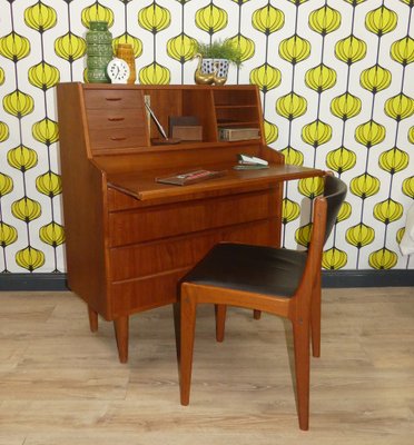 Vintage Danish Teak Secretary by Chr. Møller, 1960s-AFE-1789000