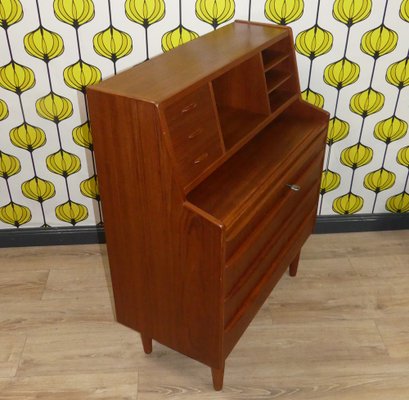 Vintage Danish Teak Secretary by Chr. Møller, 1960s-AFE-1789000